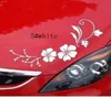 Reflective Car Stickers grace flower Waterproof Decal Sticker cover/anti scratch for car body Light brow front back