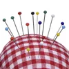 250 pcs Glass Pearlized Head Pins Multi color Sewing Pin for DIY Sewing Crafts sewing accessory