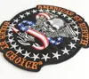 Klassisk amerikansk av födelsecyklisten av Choice Skull Flag broderat järn på patch mc punk Sew på cyklistvästens gratis frakt