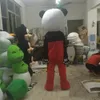 2017 vendita calda costume della mascotte del panda simpatico cartone animato fabbrica di abbigliamento personalizzato puntelli personalizzati personalizzati bambole da passeggio abbigliamento per bambole