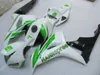 Injection molding top selling fairing kit for HONDA CBR1000RR 06 07 white green fairings set CBR1000RR 2006 2007 OT14