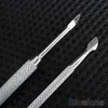 Wholesale- Stainless Steel Nail Cuticle Spoon Pusher Remover Cutter Nipper Clipper Cut Set 1DZT