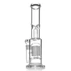 Factory price 18mm female joint 14 Inches giant Bong glass Water Pipe with extraction tube recycle percolator for Smoking Free shipping