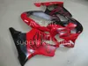 Honda 용 CBR600F4 99 00 CBR 600F4 CBR600 1999 2000 ABS 오토바이 페어링 블랙 레드 화염 AA29