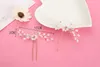 2022 Hair Jewery Elegant Pearls Hairpins for Bridal Shiny Beaded Wedding Accessories Hair Clips 2Pcs on tocado novia pelo8245595