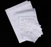 Partihandel 500PCS Pearl Plast Clear Zip Bags Poly Opp Packing Lock Bags Smycken Mobiltelefon Tillbehör Mat PVC Retail Paket Multi Storlek