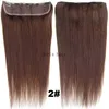 Free DHL Indian Remy Clip in Human Hair Extensions straight 105g with Lace for full head blond black brown color