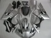 Hot Koop Plastic Fairing Kit voor Yamaha YZF R6 98 99 00 01 02 Silver Black Backings Set YZFR6 1998-2002 OT27