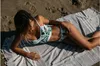水着ビキニビーチフラワープリントビキニスイミングプールガールスイムウェアの女性衣類送料無料