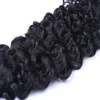 Wefts Bästa kvalitet Brasilianskt hår obearbetat malaysisk brasiliansk indisk peruansk Jerry Curly Hair Extension 3 eller 4 stycken mänsklig jungfru