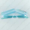 2021Goedkope Buis Leesbril Werknemer Brillen Goede Plastic Case Met Metalen Clip Werk Partner Voor Oude Mannen 4 Kleuren gemengde Groothandel