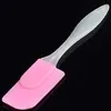 Kitchen utensil personalized silicone brush spatula cookie spatula with plastic handle