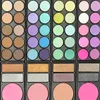 Fashion 78 Colors Pro Eyeshadow Palette Makeup Cosmetic Brush Kit Box With Mirror Women Make Up Tools