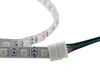 RGB LED Strip Lighting Accessories connectors 10mm 4PIN No soldering Cable PCB Board Wire to 4 Pin Female Adapter for SMD 3528 5050 LLFA
