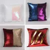 Único lado Lantejoula sereia capa de almofada Pillow Cor mágico Alterar Glitter Lance fronha Início fronha decorativa