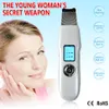 LED Mini Draagbare Facial Ultrasone Gezichtsmassager Ion Skin Scrubber Peeling Facial Cleaner Massager