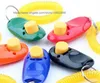 200PCs Pet Dog Cat Klicka på Clicker Husdjur Train Train Training Agility Obedience Trainer Aid Wrist Rem Ny gratis frakt