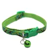 Camouflage Dog Cat Bell Collar Adjustable Outdoor Comfortable Nylon Pet Collars For Small Dogs Puppies Pets Collars