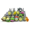 10 teile/satz Cartoon Totoro Miniaturen Garten Dekorationen Harz Käse Katze Anime Mini Figuren DIY Hause Fee Garten Dekoration Terrarium micro Landschaft