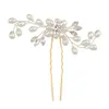 Idealny Wedding Wedding Clips Barrettes Fashion Włosy Zapięcie Pearl Chopstick Hair Stick Akcesoria do włosów Set