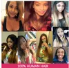 # 27 Färg mänskliga hårförlängningar brasilianska kinky lockiga 8 "-30" blonda hår vävbuntar