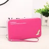 Cute Women hand bag colorful Wallet Long Purse Phone Card Holder Clutch Large Capacity cellphone holder case with card slot for credit card