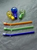 Pot de séparation de couleur accessoires de bangs en verre Pipes à fumer en verre coloré mini tuyaux à main multicolores meilleure cuillère en verre