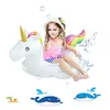 2017 Flats gonflables Unicorne Flamingo Piscine Piscine Swan Swan Giant Ride-on Flats de piscine