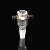 Heady Glass Bowls 10mm 14.4mm 18.8mm For Glass Water Pipes and Bongs With Snowflake Filter Bowls And Ball Handle Smoking Accessories