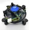 أصلي جديد لـ Intel 1155 1156 1150 775 Cluminium Cryiator 4 Wires PWM Computer CPU Fan Fan