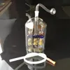 Acrylic Hookah --glass hookah smoking pipe Glass gongs - oil rigs glass bongs glass hookah smoking pipe - vap- vaporizer