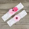 A Pair Of Bridal Garter Wedding Accessories Bridal Decorations Wedding Garter Set Lace Flower Bridal Pearl Garter ZA2845