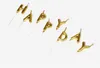 Europeisk stil födelsedagstårta dekoration hemfest använda guld / silver / flerfärgad lycklig födelsedagsljus ljus ljus