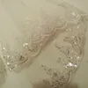 Сток короткая свадебная фата с расческой 1,5 метра фата с блестками кружева аппликации дешевые свадебные аксессуары