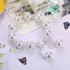 Prix usine 925 en argent sterling boule creuse collier bracelet boucles d'oreilles ensemble de bijoux de mode livraison gratuite cadeau d'anniversaire pour femme
