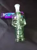 A-08 Altura Bongglass Klein Recycler Oil Rigs Tubulação De Água Cabeça de Chuveiro Perc Bong Tubos de Vidro Hookahs