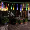 Outdoor 20 LED Water Drop Solar String Fairy Waterproof Lights Christmas