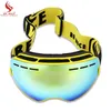 Be Nice Double Lens UV400 Anti-Fog Big Spherical Skiing Glasses Winter Sport Protective Snowboard Skiing Eyewear Goggles Glasses +B