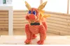 Dorimytrader 85cm Cute Fashion Big Simulated Dragon Plush Toy 33inches Stuffed Soft Cartoon Chinese Dragon Doll Gift for Kids DY61562