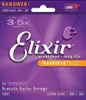 شحن مجاني 5 مجموعات / وحدة Elixir 11002 سلاسل الغيتار الصوتية 80/20 برونزية مع طبقة رقيقة جدا طلاء إضافي خارج الغيتار