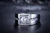 Hela Solitaire Luxury Jewelry 925 Sterling Silver White Topaz CZ Zirconia Diamond Wedding Engagement Men Finger Ring Gift Siz236L