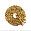 6-9mm Gold Plated Metal Braid Chain 29 5 Inch For Men Women Stunning Fashion Cool Jewelry263W