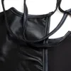 Nieuwe Temptation Open Bust Crotchless Bodysuit Sexy Bondage Teddy Nacht Lingerie Exotische BabyDolls Dames Nachtkleding Kostuum