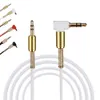 Uniwersalny 3.5mm pomocniczy kabel audio Slim i miękki kabel AUX do słuchawek Strona główna samochodowa Stereos