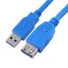Freeshipping USB 3.0 Kabel Super Speed ​​USB-verlengkabel MANNELIJKE NAAR FEMALE 1M 1.8M 3M USB Data Sync Transfer Extender-kabel
