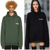 Partihandel- Hösten tröja överdimensionerade Green Polizei 16SS broderad hoodie med brev män kvinnor hiphop hoodies streetwear urban kläder