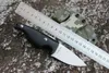 Nieuwe Collectie Topkwaliteit Survival Rechte Mes 9Cr18 Satijnen Blade Black G10 Handvat Outdoor Camping Hiking Hunting Vaste Blad Messen