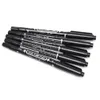 10st Assorted Tattoo Transfer Pen Black Dual Tattoo Skin Marker Pen Tatuering Leverans för permanent smink Gratis frakt