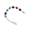 Hot 7 Chakra Stones Point Chakra Ciondolo ciondolo ciondolo Ankh Yoga gioielli pietre semipreziose moda girocolli collane per le donne