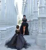 2019 Fashion Ball Gown Flower Girl Dresses Little Girls Party Dress Black Pageant Gowns6750193